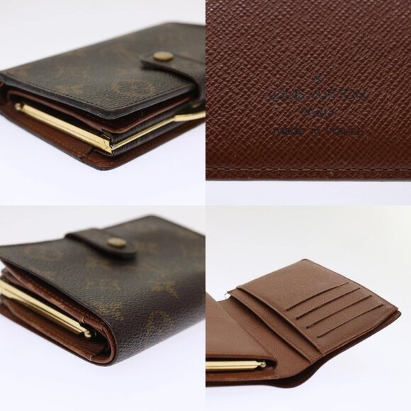 LOUIS VUITTON Monogram Porte Monnaie Billets Viennois Wallet M61663 Auth 49952 - Picture 14 of 14